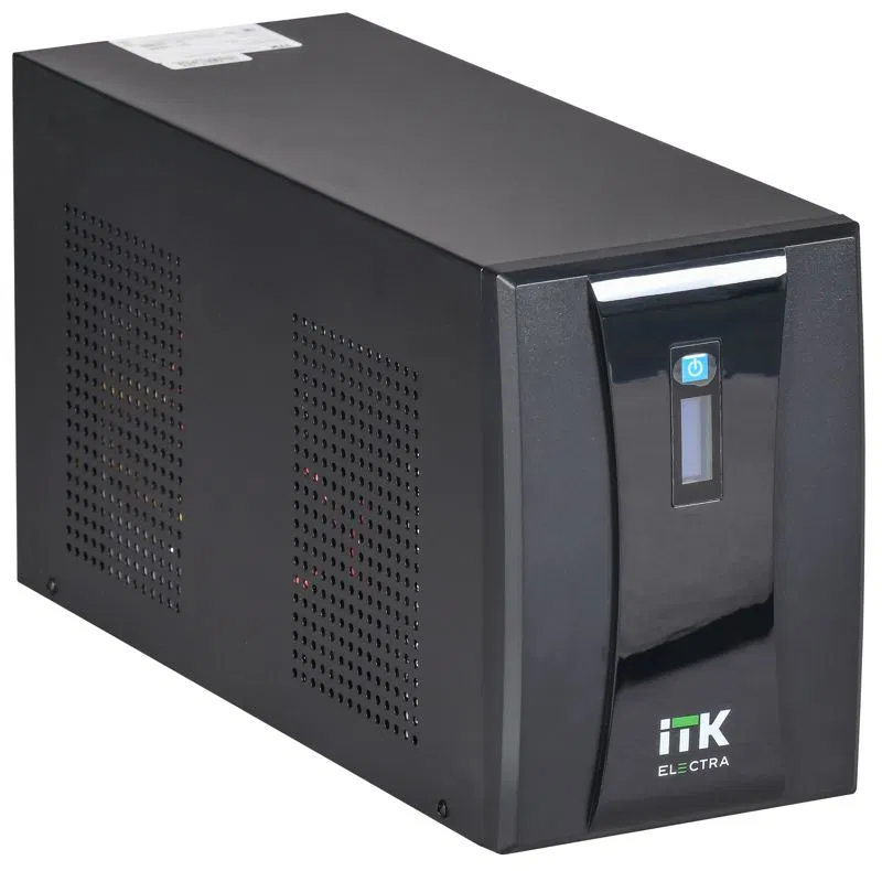 Источник бесперебойного питания ELECTRA ET 3кВ.А/1.8кВт с АКБ 4х9А.ч USB Schuko ITK EET-3000VA-1-004-S