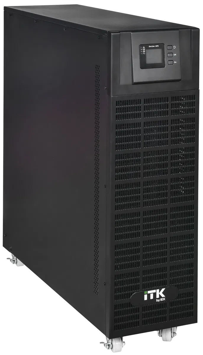 ITK ELECTRA OB ИБП Онлайн 30кВА/30кВт трехфазный моноблок LCD RS232 USB с АКБ 60х9AH EOB-0030KVA-3-060