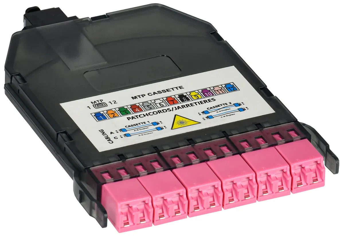 ITK 高密度配线架插卡 OM4 MTP male 3xLC-quadro (12芯) FCPH-5004-MTPM-012LCD