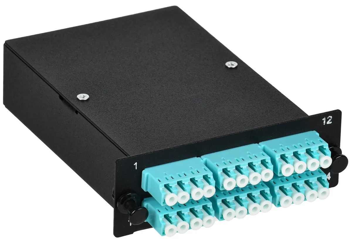 ITK Кассета для кросса ST OM3 MPO female 6хLC-quad (24 ОВ)