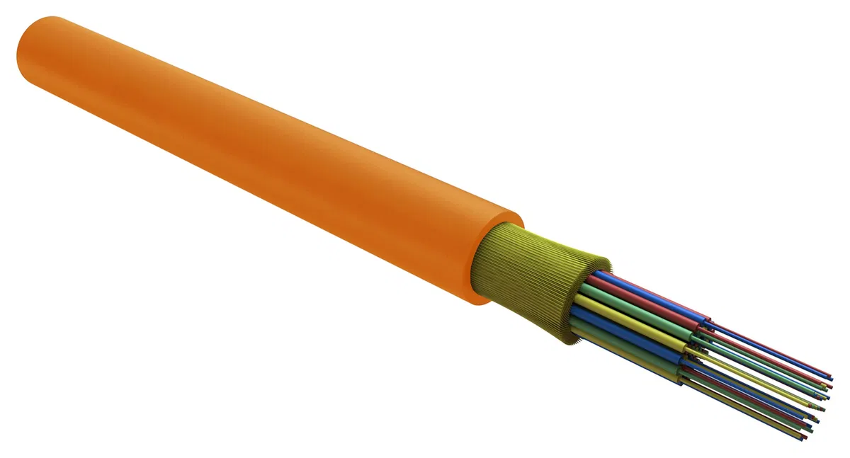 ITK Кабель оптический FOC52-D-IO08-HF распределительный OM2 50/125 8 волокон нг(A)-HF 1000м FOC52-D-IN08-HF-1000