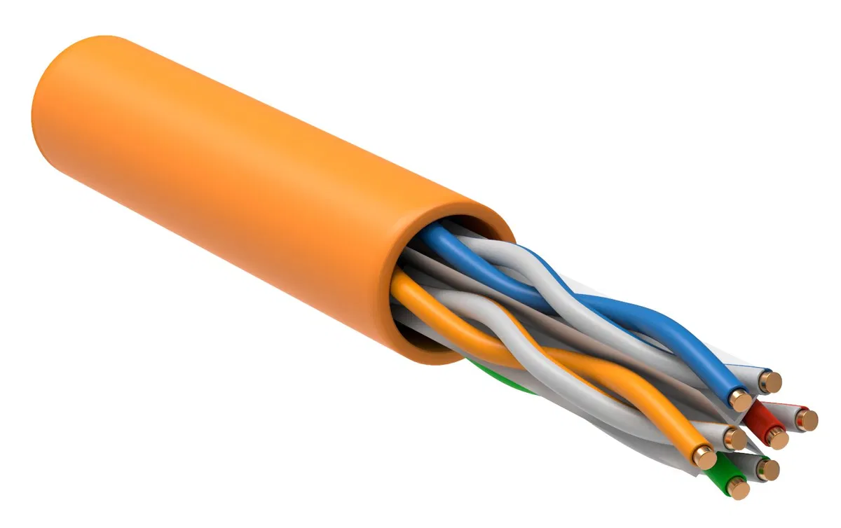 ITK Twisted Pair U/UTP cat.6 4x2x0.57 LSZH ng(A)-HF orange (305m) RF/T LC1-C604-127-T-P-R