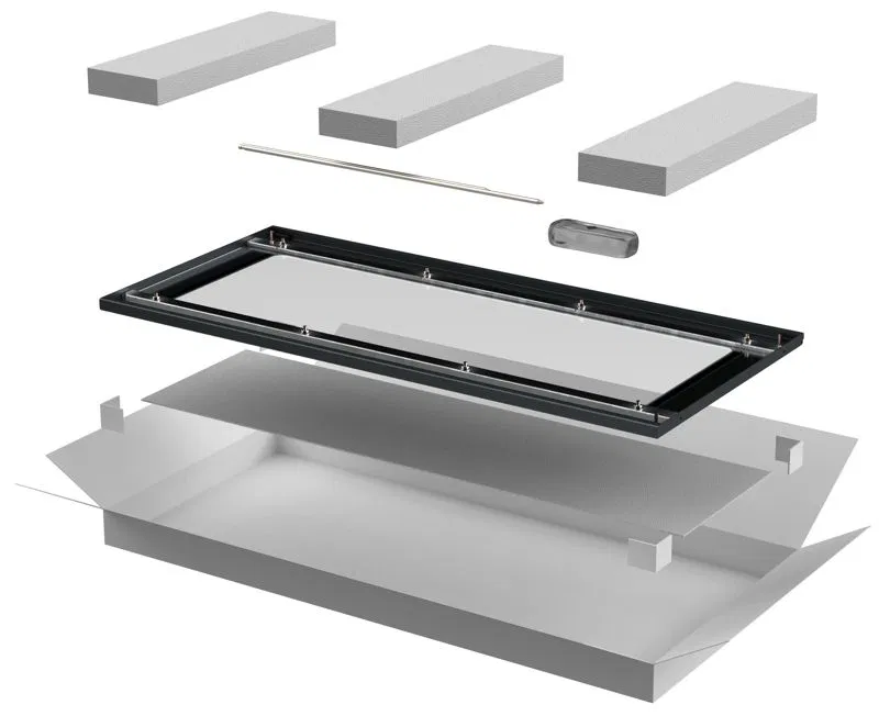 Дверь стеклянная для шкафа LINEA E 24U 600мм черн. ITK LE05-24U 600мм 6X-DR LE05-24U6X-DR