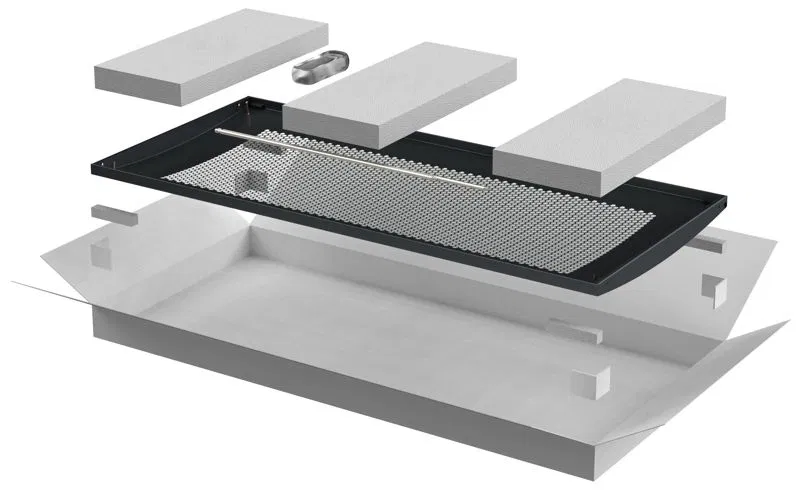 Дверь для шкафа LINEA E 47U 600мм перфорир. черн. ITK LE05-47U6X-DP