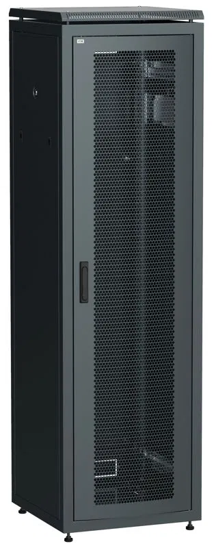 Шкаф сетевой LINEA N 19дюйм 33U 600х600мм перфорир. передн. дверь черн. ITK LN05-33U66-P