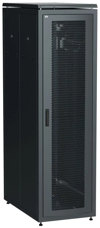 Шкаф сетевой LINEA N 42U 800х1000мм перфорир. передн. дверь; задн. перфорир. чер. ITK LN05-42U81-PP