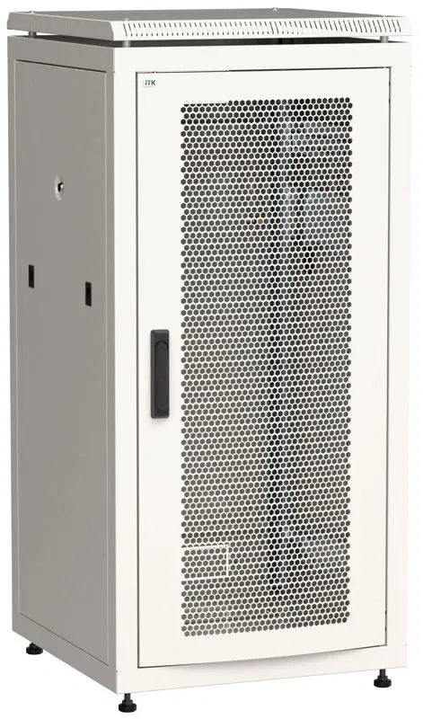 Шкаф сетевой LINEA N 19дюйм 18U 600х800мм перфорир. передн. дверь сер. ITK LN35-18U68-P