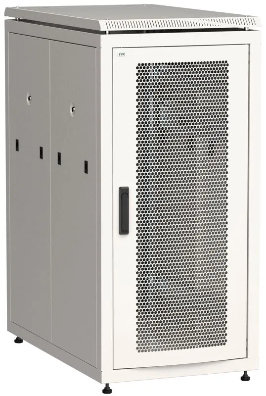 Шкаф сетевой LINEA N 19дюйм 24U 600х1000мм перфорир. передн. дверь сер. ITK LN35-24U61-P