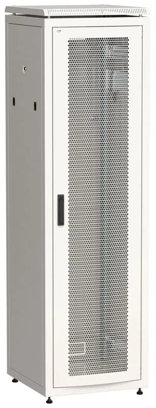 Шкаф сетевой LINEA N 19дюйм 38U 600х600мм перфорир. передн. дверь сер. ITK LN35-38U66-P