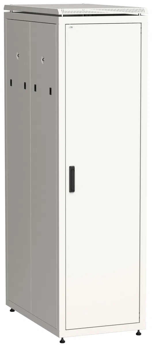 ITK LINEA N Шкаф сетевой 19" 47U 600х1000мм металлические двери серый LN35-47U61-MM