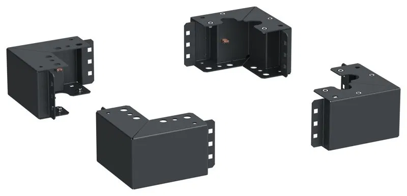 Уголок цоколя h=100мм черн. LINEA S (уп.4шт) ITK LS-BC05-B0-01