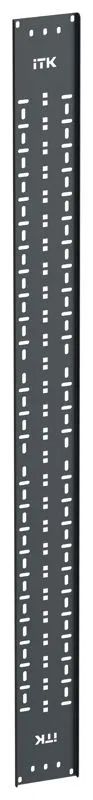 Органайзер кабельный вертикальный 33U черн. LINEA S ITK LS-CO05-33U-V