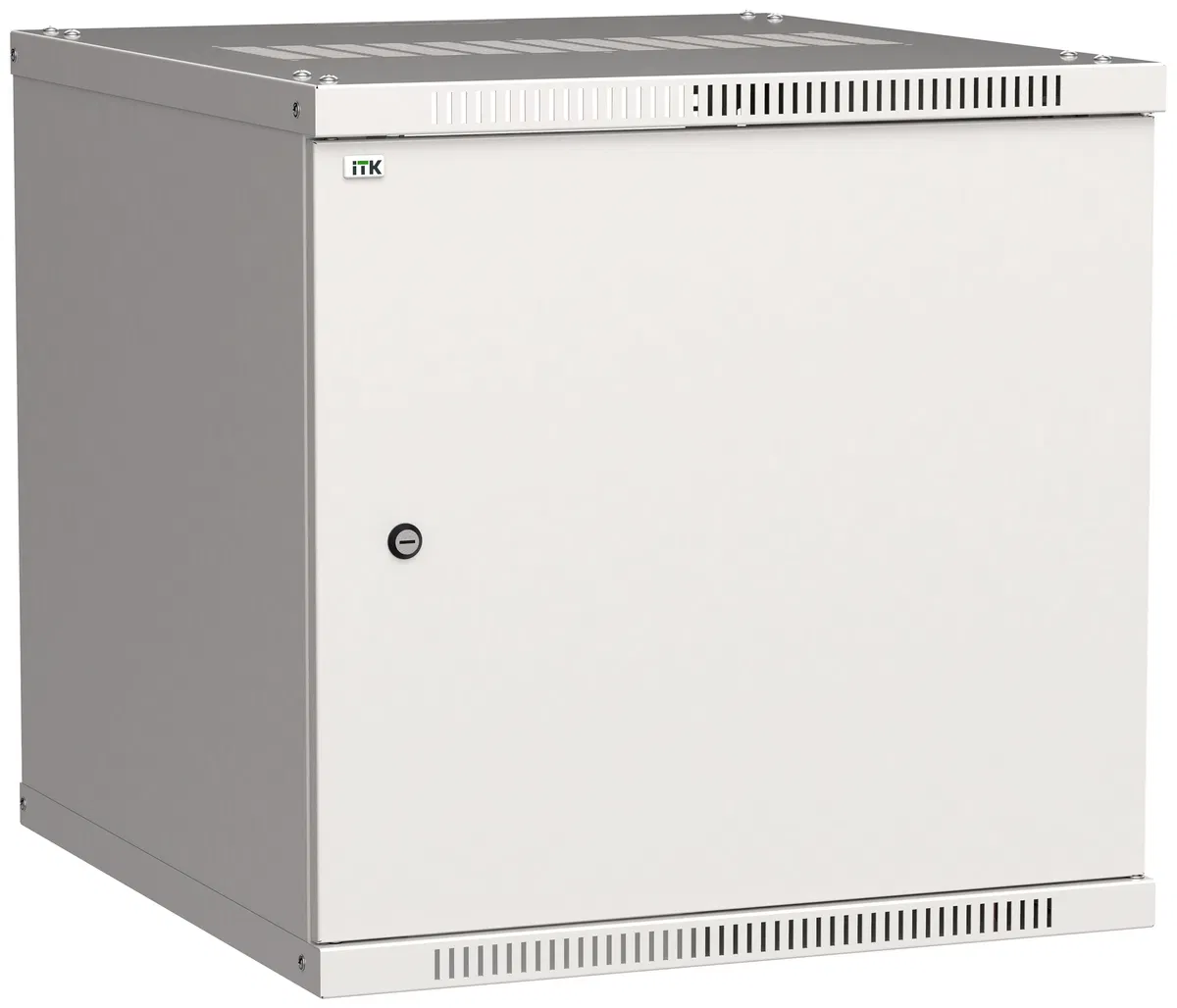 ITK Шкаф настенный LINEA WE 9U 600х450мм дверь металл серый LWE3-09U64-MF