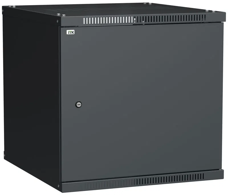 Шкаф LINEA WE 9U 600х650мм дверь металл черн. ITK LWE5-09U67-MF