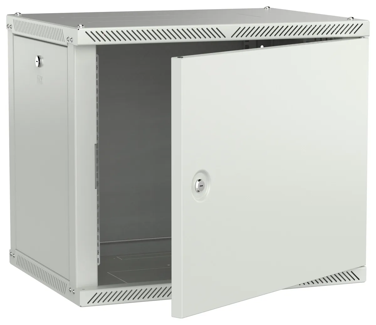 ITK LINEA W Шкаф настенный 9U 600х450мм дверь металл серый 2.0