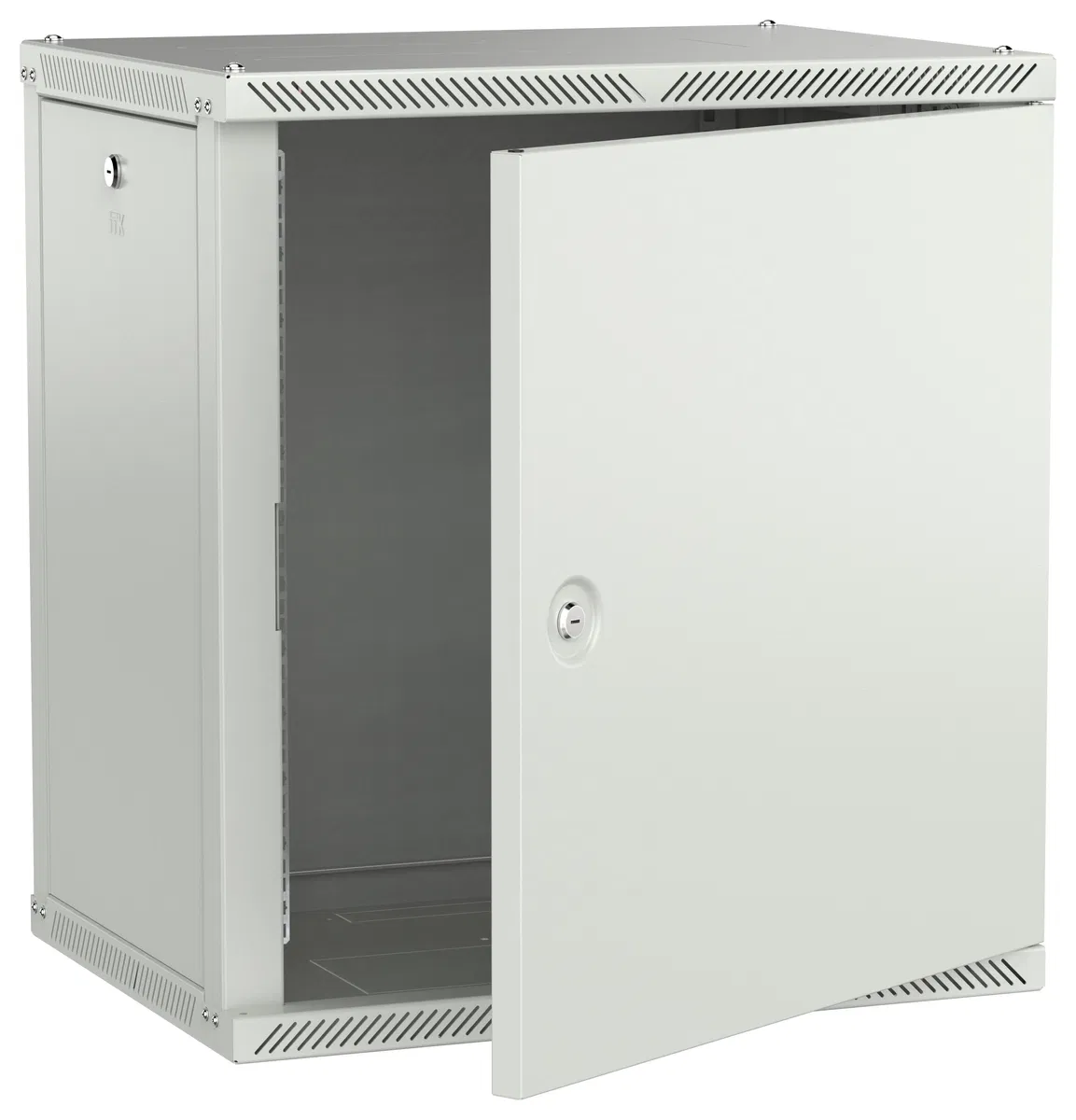 ITK LINEA W Шкаф настенный 12U 600х450мм дверь металл серый 2.0 LWR3-12U64-MF-2