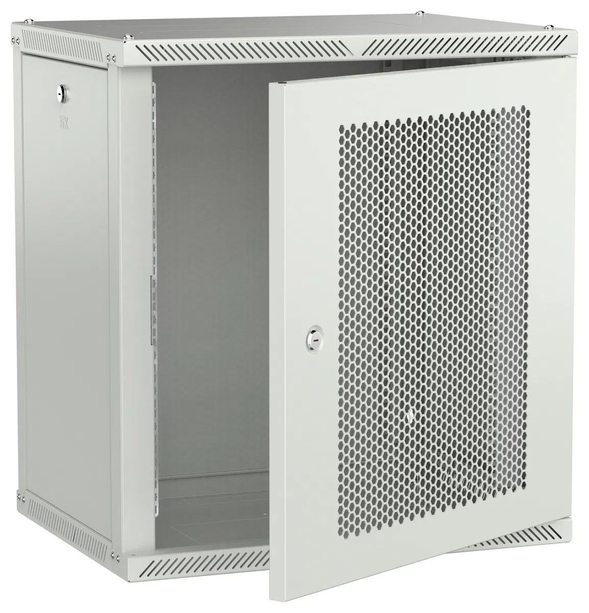 ITK LINEA W Шкаф настенный 12U 600х450мм дверь перфорированная серый 2.0 LWR3-12U64-PF-2