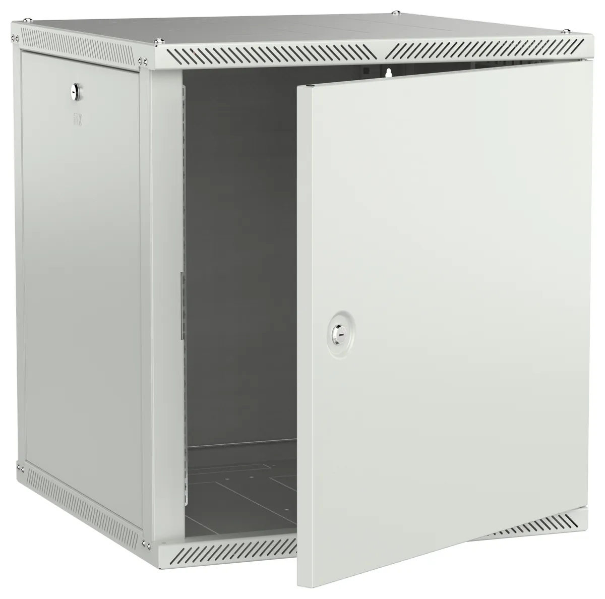 ITK LINEA W Шкаф настенный 12U 600х600мм дверь металл серый 2.0