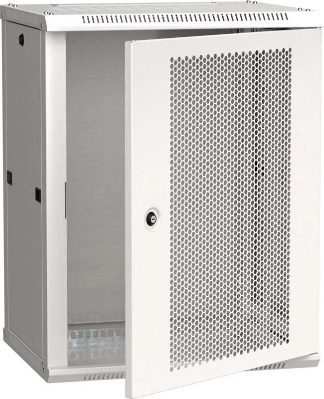 Шкаф LINEA W 18U 600х450мм перфорир. дверь RAL7035 ITK LWR3-18U64-PF