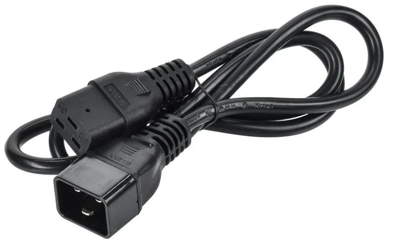 Кабель электропит. PDU 3х1.5 1м с разъемами С19-C20 ITK PC-C19C20-1M