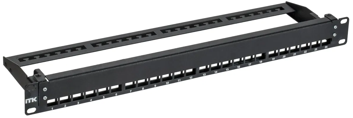 ITK IQLink 1U 模块化 UTP 24口 智能系统配线架 PP24-1UMU-INT