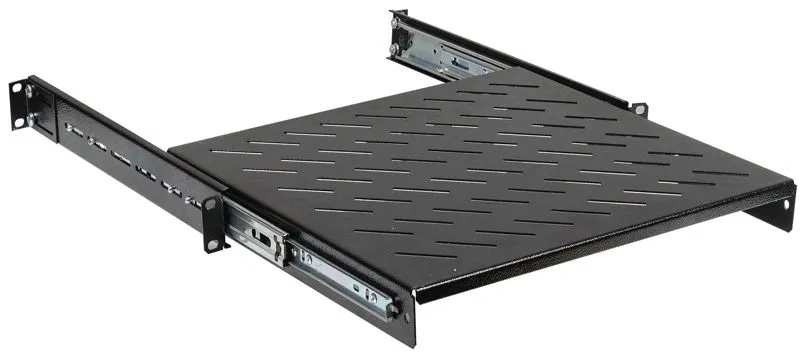 Полка выдвижная L400мм черн. ITK SS05-400PI-R