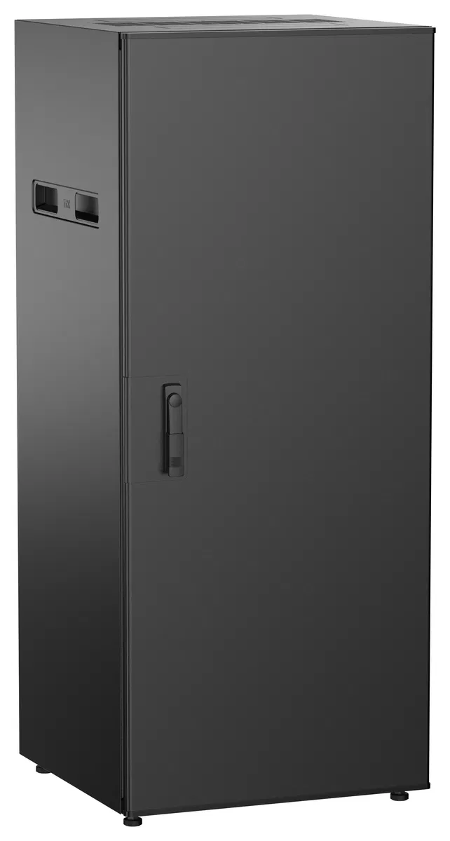ITK UNITBOX N Шкаф сетевой 19" напольный 28U 600х600мм металлическая передняя дверь черный UBN05-28U66-M