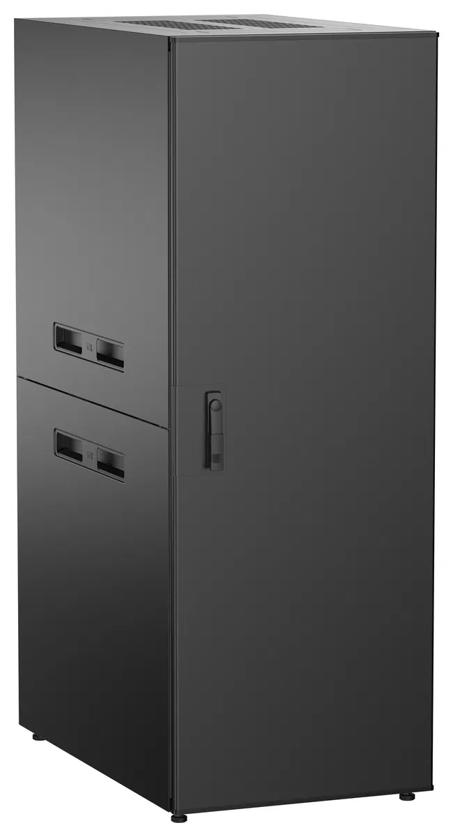 ITK UNITBOX N Шкаф сетевой 19" напольный 33U 600х1000мм металлическая передняя дверь черный UBN05-33U61-M