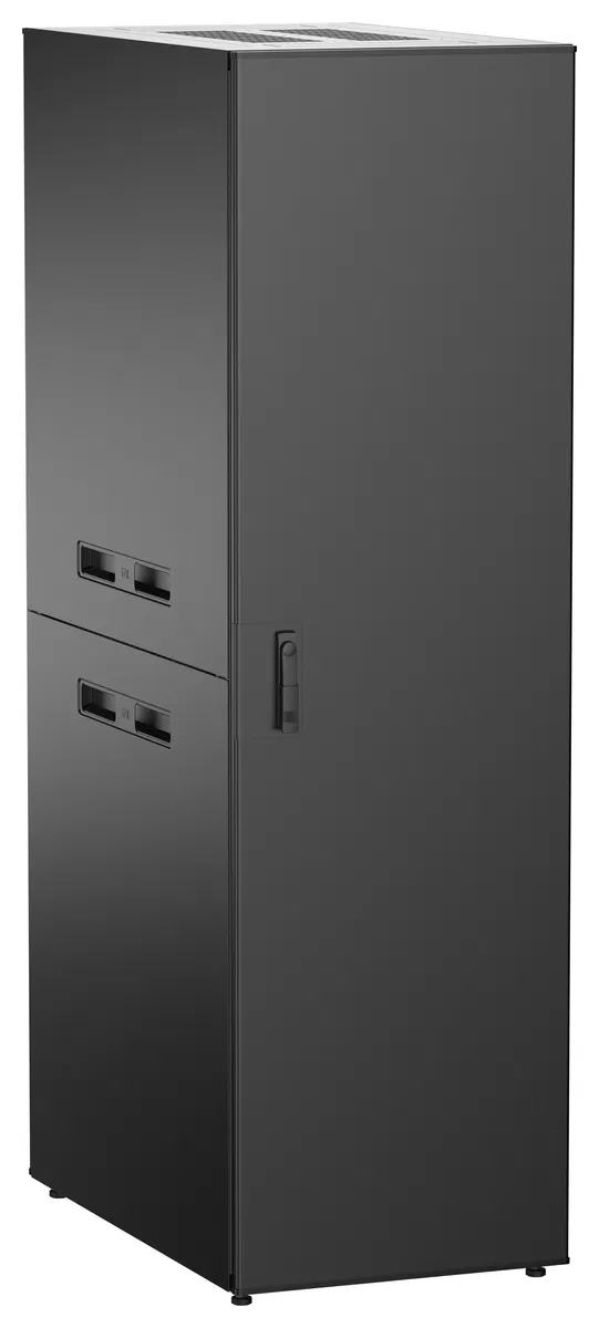 ITK UNITBOX N Шкаф сетевой 19" напольный 42U 600х1000мм металлические двери черный UBN05-42U61-MM