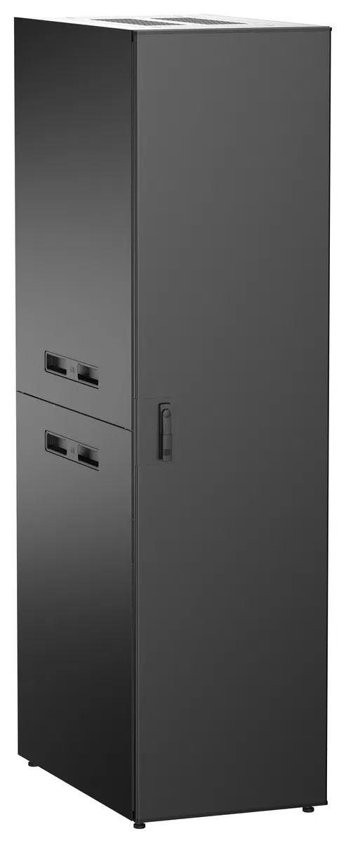 ITK UNITBOX N Шкаф сетевой 19" напольный 47U 600х1000мм металлическая передняя дверь черный UBN05-47U61-M