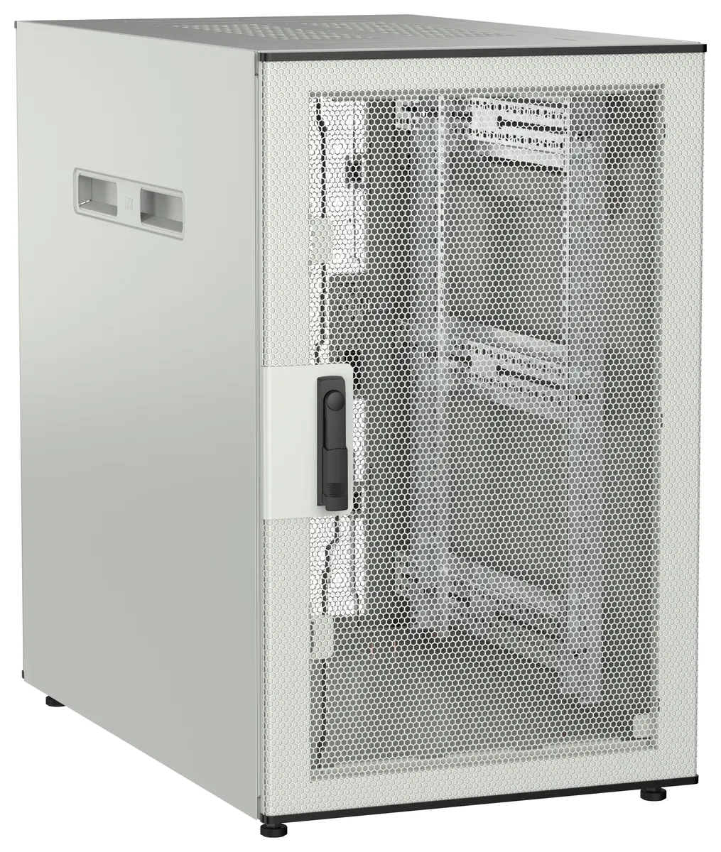 ITK UNITBOX N Шкаф сетевой 19" напольный 18U 600х1000мм перфорированные двери серый UBN35-18U61-PP