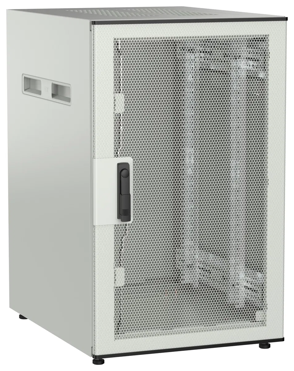 ITK UNITBOX N Шкаф сетевой 19" напольный 18U 600х800мм перфорированная передняя дверь серый UBN35-18U68-P