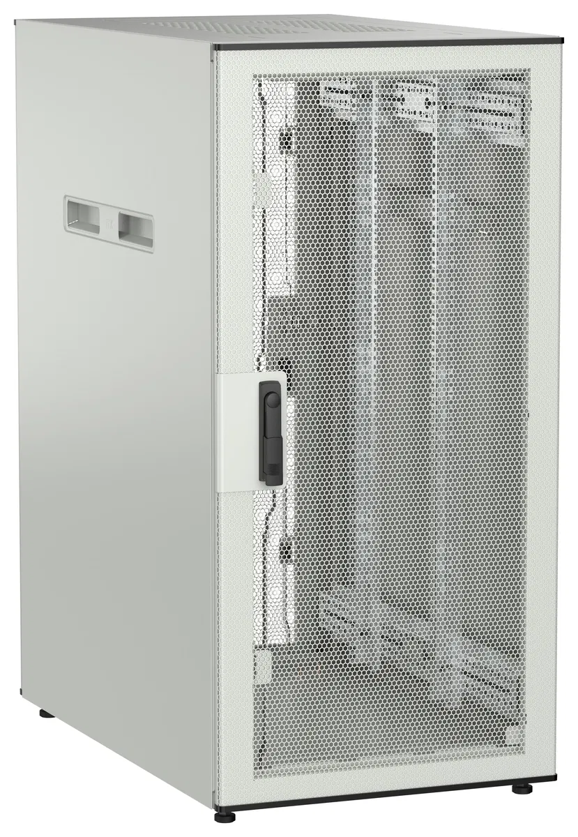 ITK UNITBOX N Шкаф сетевой 19" напольный 24U 600х1000мм перфорированные двери серый UBN35-24U61-PP