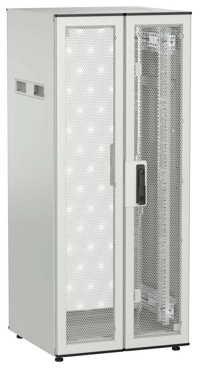 ITK UNITBOX N Шкаф сетевой 19" напольный 28U 600х600мм двери перфорированная металлическая двустворчатая перфорированная серый UBN35-28U66-2PP