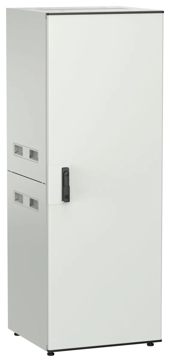 ITK UNITBOX N Шкаф сетевой 19" напольный 33U 600х600мм металлическая передняя дверь серый UBN35-33U66-M