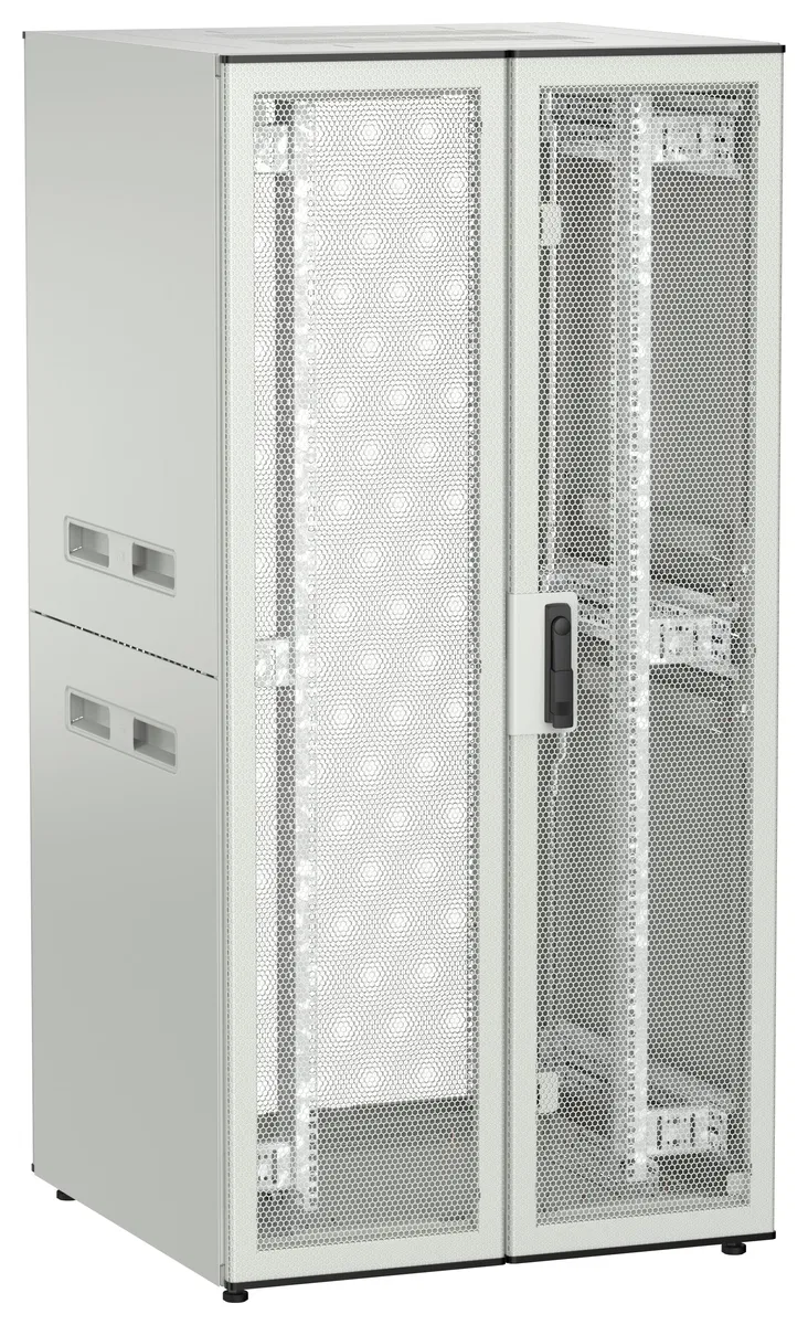 ITK UNITBOX N Шкаф сетевой 19" напольный 33U 800х800мм двери перфорированная металлическая двустворчатая перфорированная серый UBN35-33U88-2PP