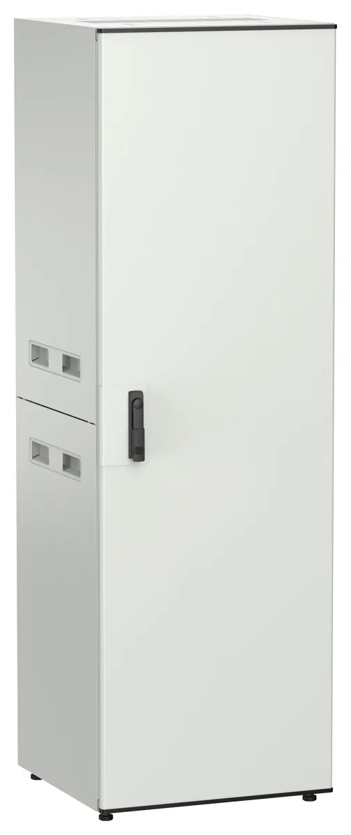 ITK UNITBOX N Шкаф сетевой 19" напольный 38U 600х600мм металлическая передняя дверь серый UBN35-38U66-M