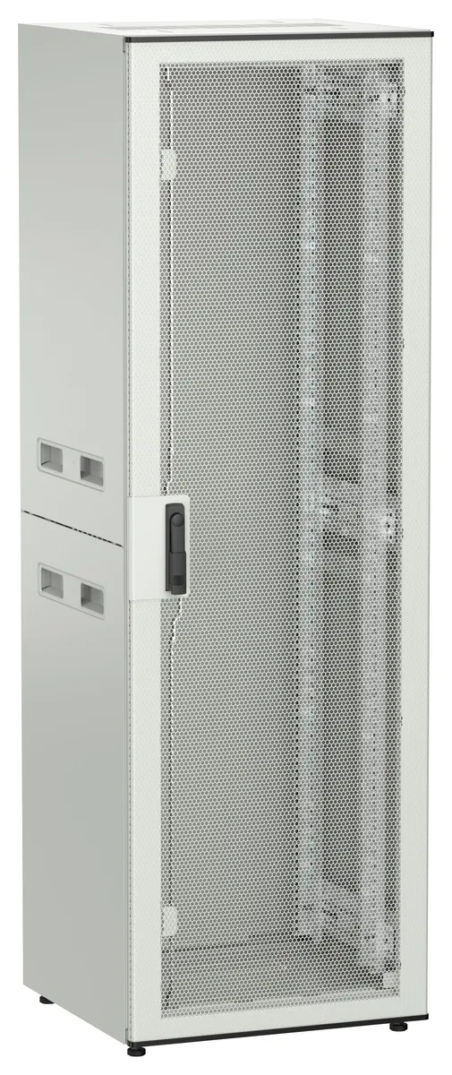 ITK UNITBOX N Шкаф сетевой 19" напольный 38U 600х600мм перфорированная передняя дверь серый UBN35-38U66-P