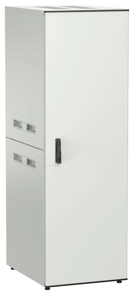ITK UNITBOX N Шкаф сетевой 19" напольный 38U 600х800мм металлическая передняя дверь серый UBN35-38U68-M