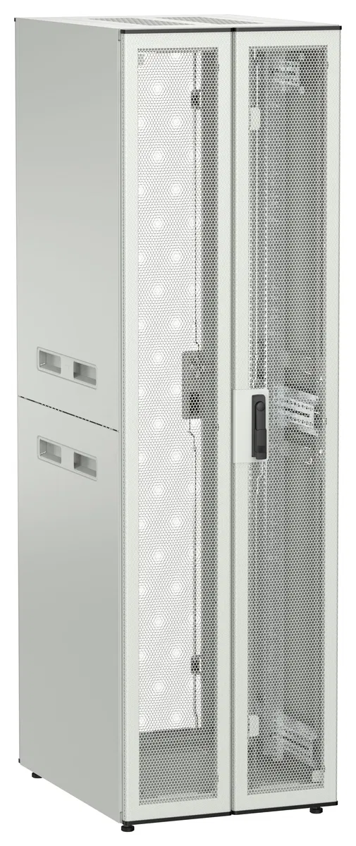 ITK UNITBOX N Шкаф сетевой 19" напольный 42U 600х800мм двери перфорированная металлическая двустворчатая перфорированная серый UBN35-42U68-2PP