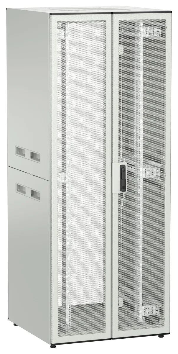 ITK UNITBOX N Шкаф сетевой 19" напольный 42U 800х800мм двери перфорированная металлическая двустворчатая перфорированная серый UBN35-42U88-2PP
