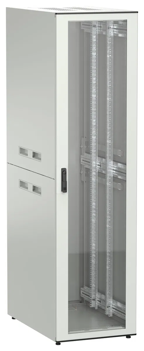 ITK UNITBOX N Шкаф сетевой 19" напольный 47U 600х1000мм стеклянная передняя дверь серый UBN35-47U61-G