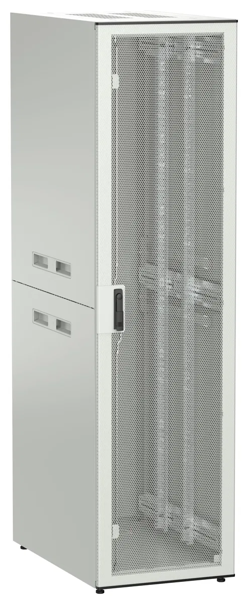 ITK UNITBOX N Шкаф сетевой 19" напольный 47U 600х1000мм перфорированная передняя дверь серый UBN35-47U61-P