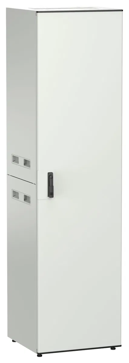 ITK UNITBOX N Шкаф сетевой 19" напольный 47U 600х600мм металлическая передняя дверь серый UBN35-47U66-M