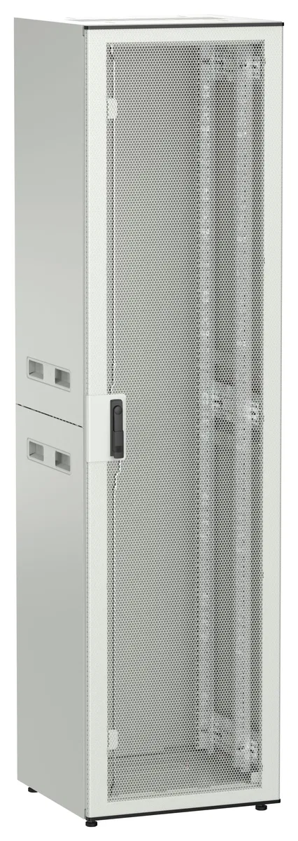 ITK UNITBOX N Шкаф сетевой 19" напольный 47U 600х600мм перфорированная передняя дверь серый UBN35-47U66-P