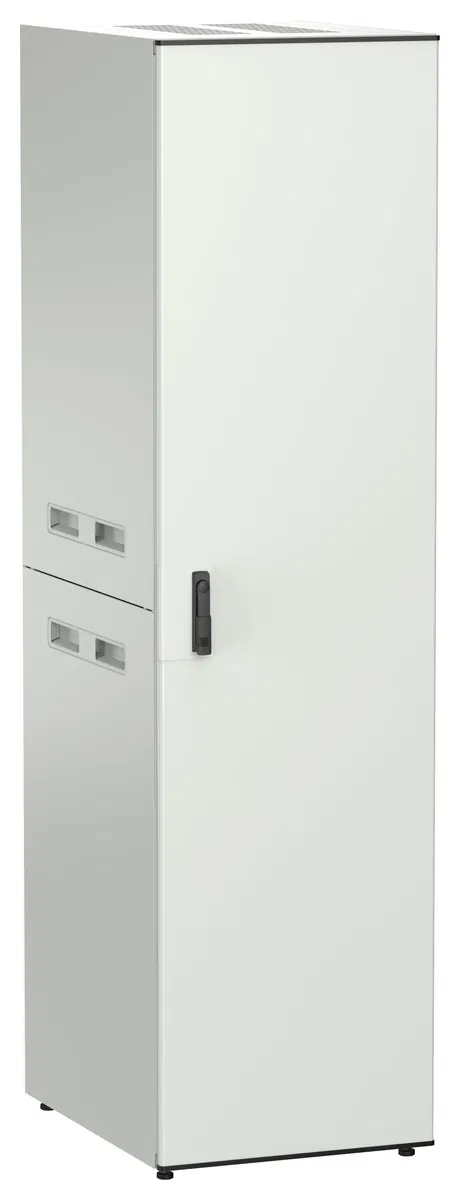 ITK UNITBOX N Шкаф сетевой 19" напольный 47U 600х800мм металлическая передняя дверь серый UBN35-47U68-M