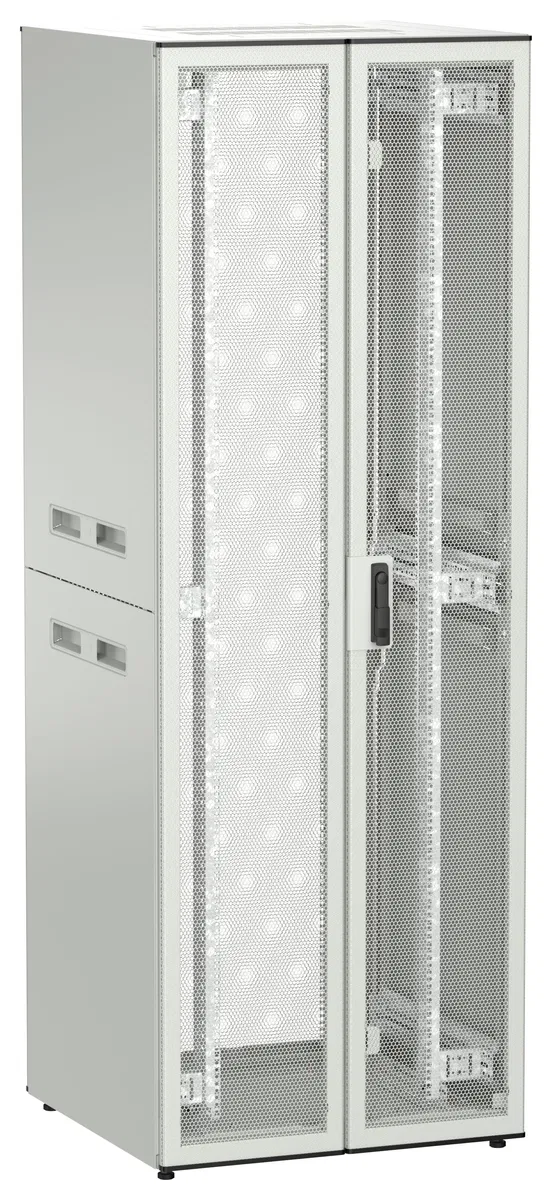 ITK UNITBOX N Шкаф сетевой 19" напольный 47U 800х800мм двери перфорированная металлическая двустворчатая перфорированная серый UBN35-47U88-2PP