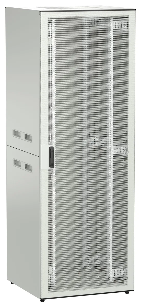 ITK UNITBOX N Шкаф сетевой 19" напольный 47U 800х800мм перфорированная передняя дверь задняя металлическая серый UBN35-47U88-PM