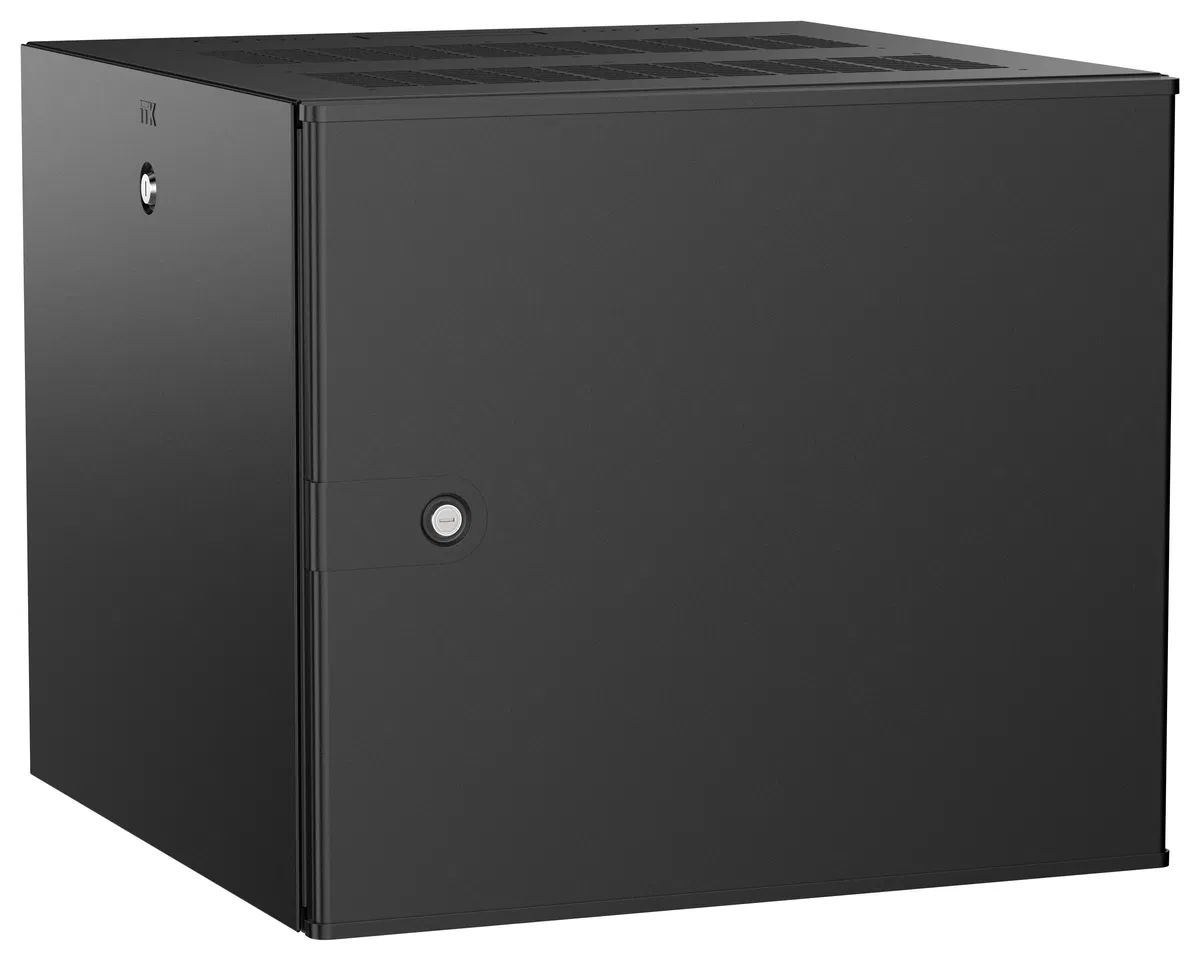 ITK UNITBOX W Шкаф настенный 9U 600х600мм дверь металлическая черный UBW05-09U66-M