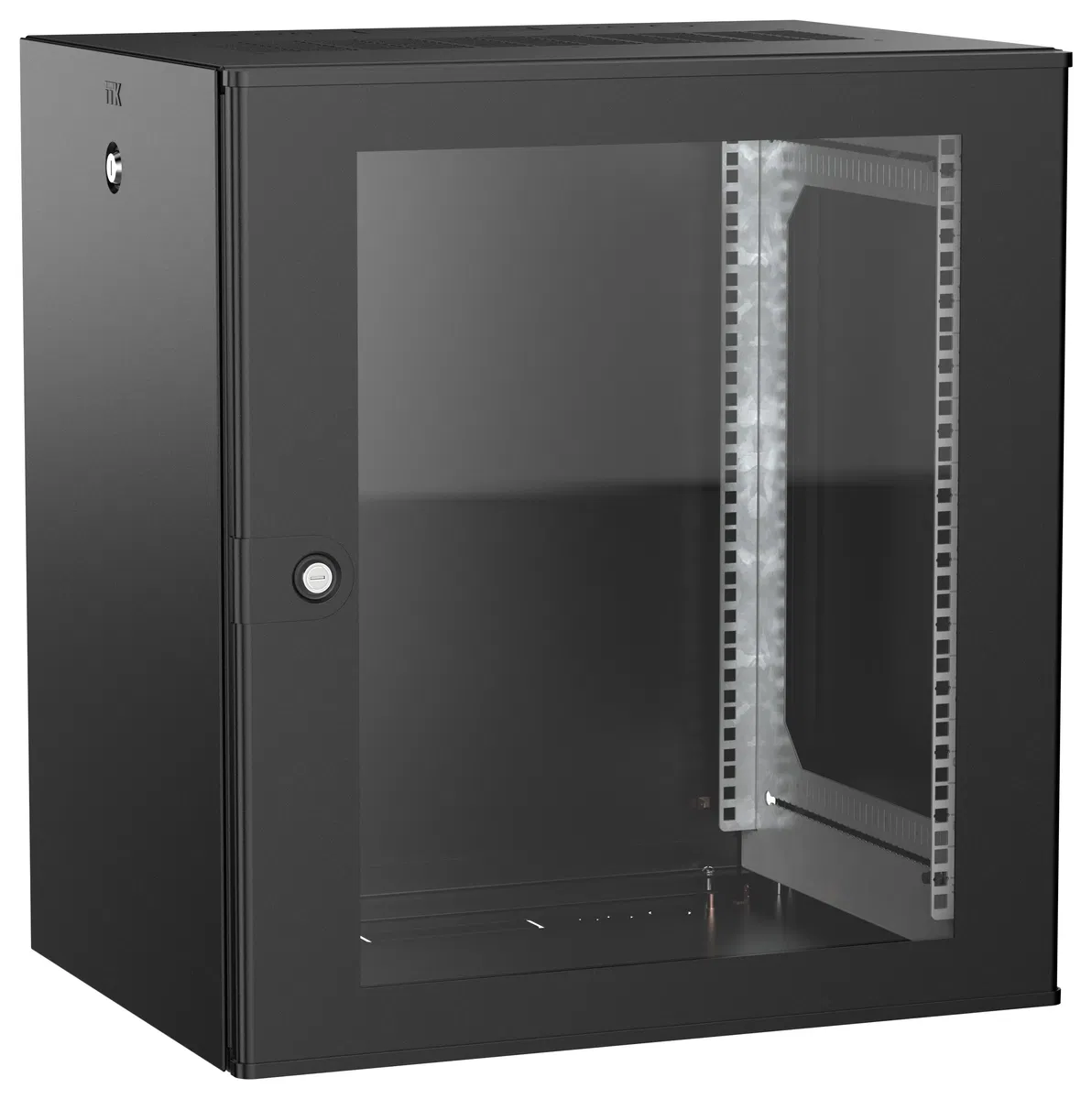 ITK UNITBOX W Шкаф настенный 12U 600х450мм дверь стеклянная черный UBW05-12U64-G
